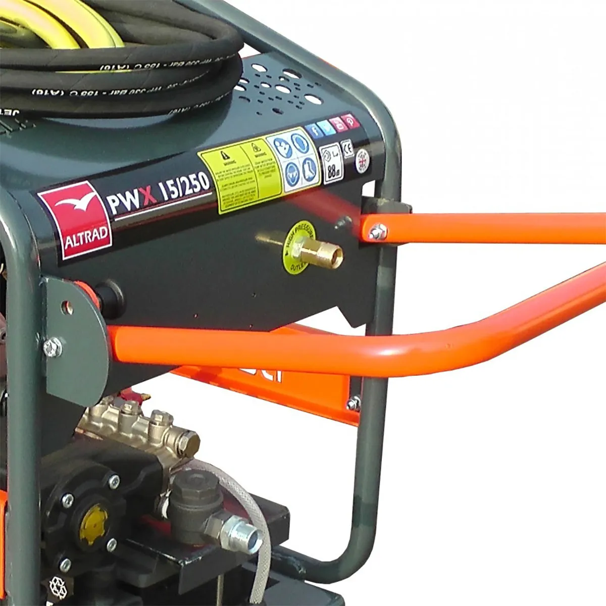 Belle P132301RS PWX 13/230 Honda Petrol Pressure Washer with Hose Reel High-Performance