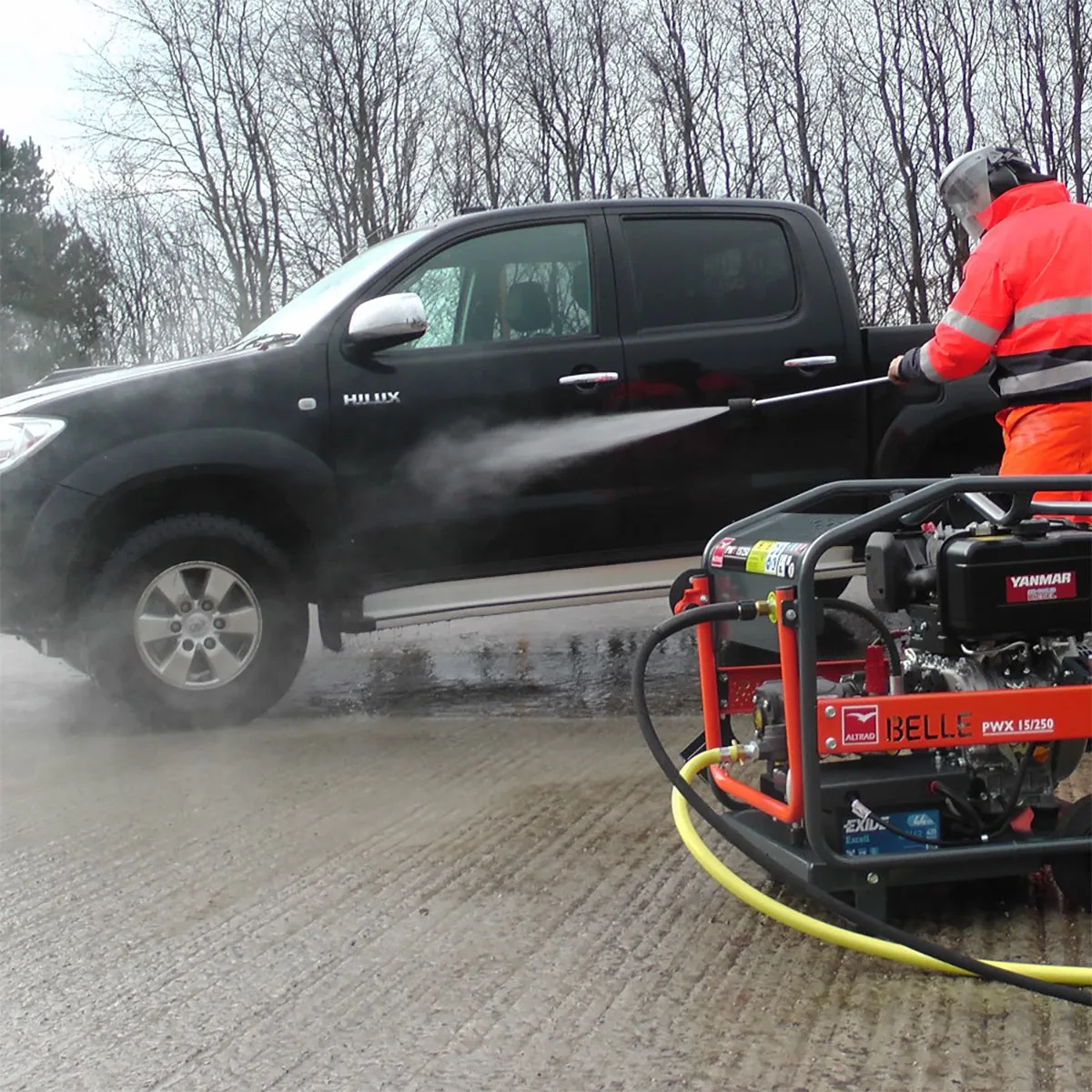 Belle P132301RS PWX 13/230 Honda Petrol Pressure Washer with Hose Reel High-Performance