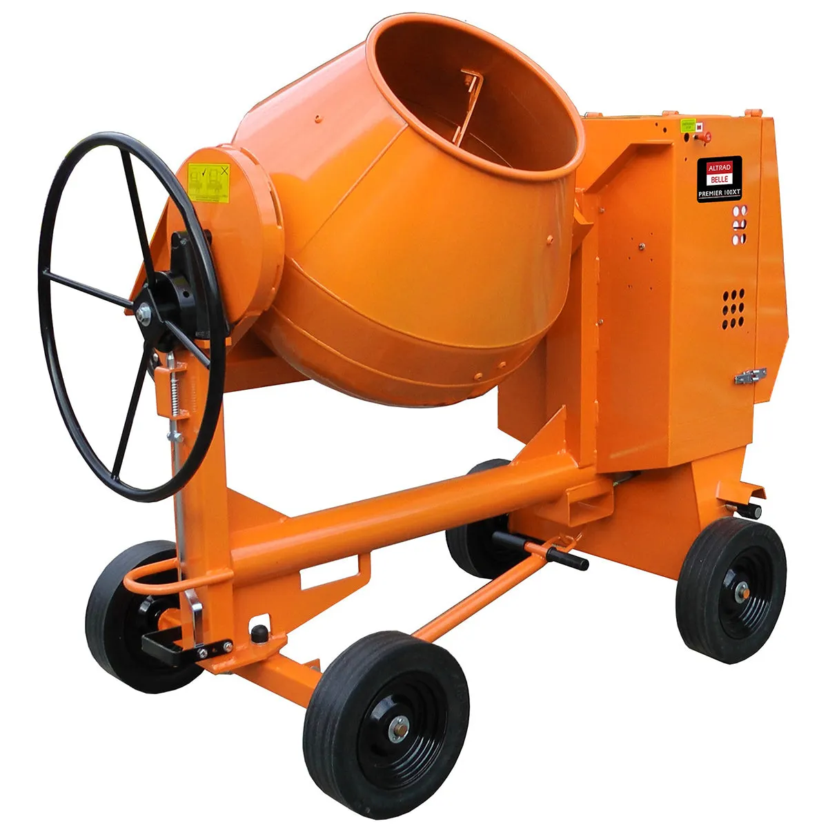 Belle PM08 Premier 100XT Electric Site Mixer 110V/50Hz Robust Mixer for Heavy-Duty Use