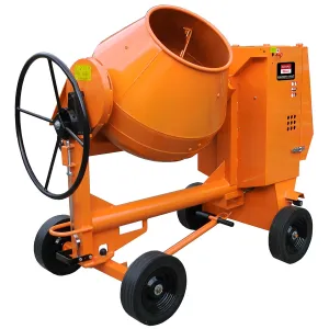 Belle PM28 Premier 150XT Electric Site Mixer 110V/50Hz 150L Capacity. Durable & Efficient Mixer