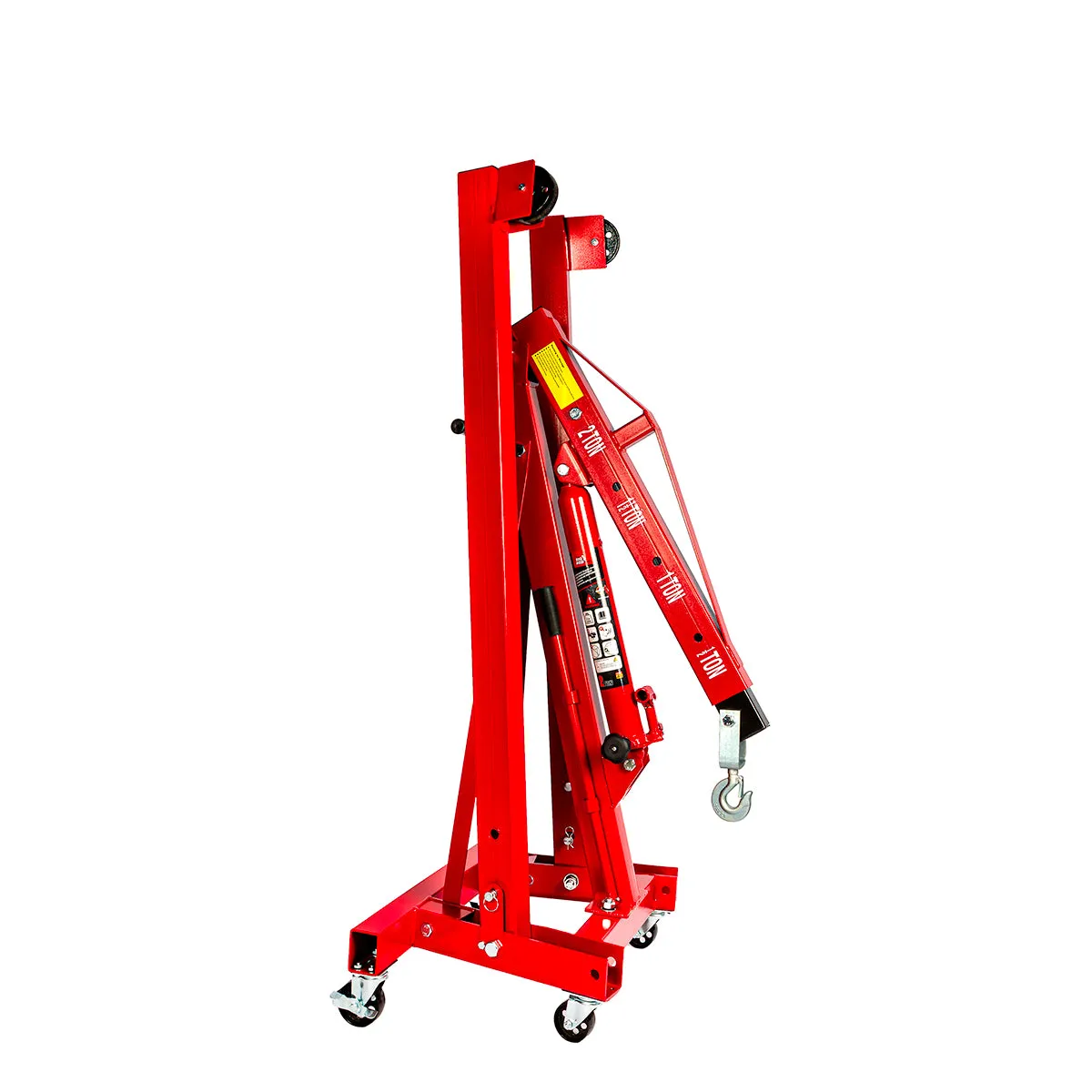 Big Red Torin 2-Ton Hydraulic Folding Engine Crane. Lifting Range 25-2240 mm
