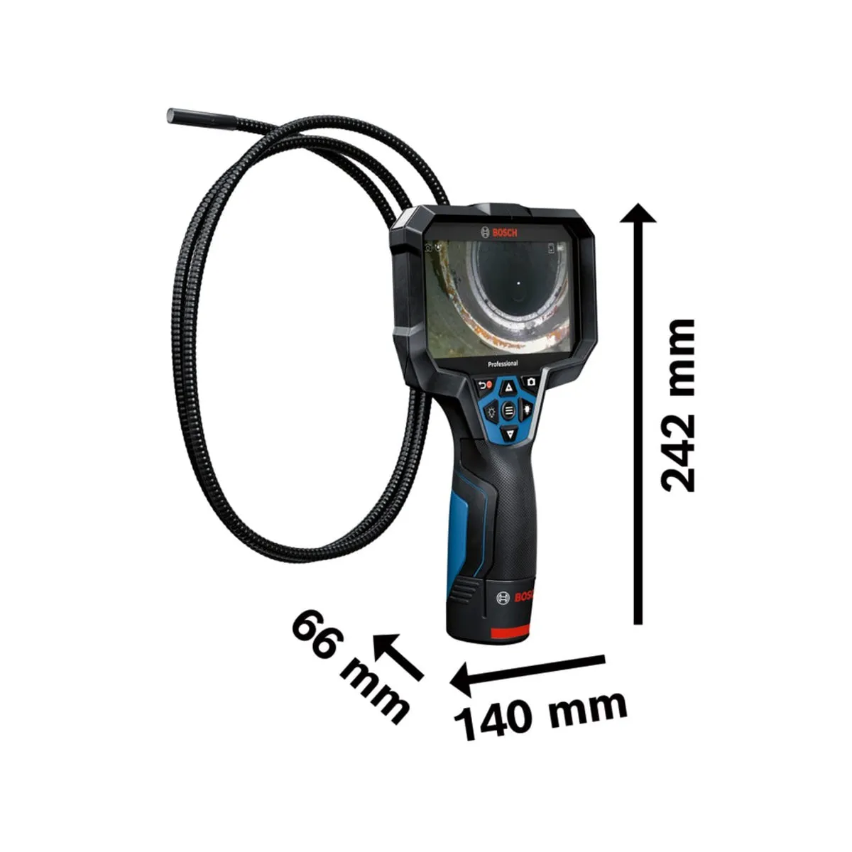 Bosch GIC 12V-5-27 C Professional Inspection Camera with Battery Adaptor 0601241400