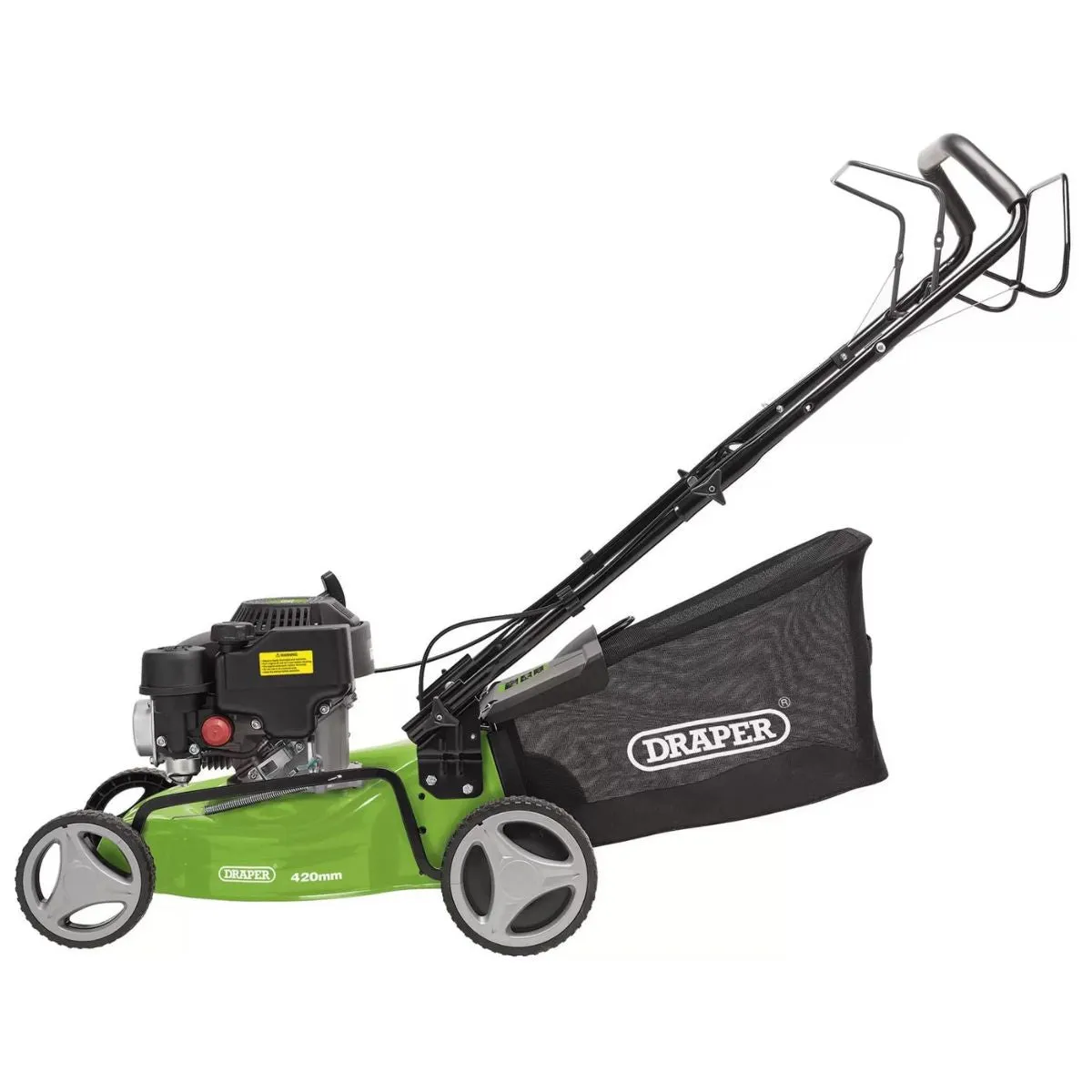 Draper LMP410SP 420mm Steel Deck Petrol Lawn Mower 132cc/3.3HP 08671