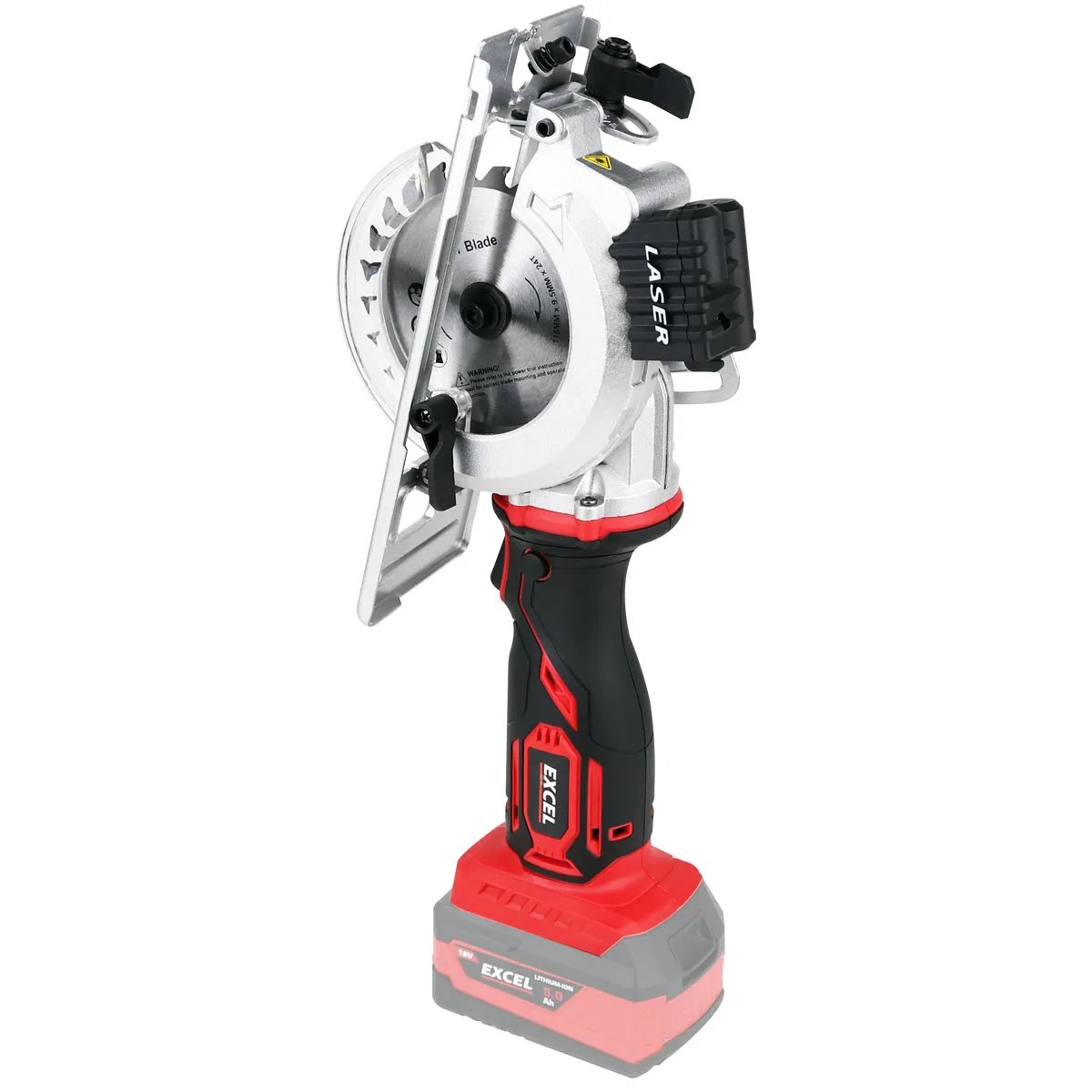 Excel 18V 115mm Mini Circular Saw with 1 x 4.0Ah Battery & Charger