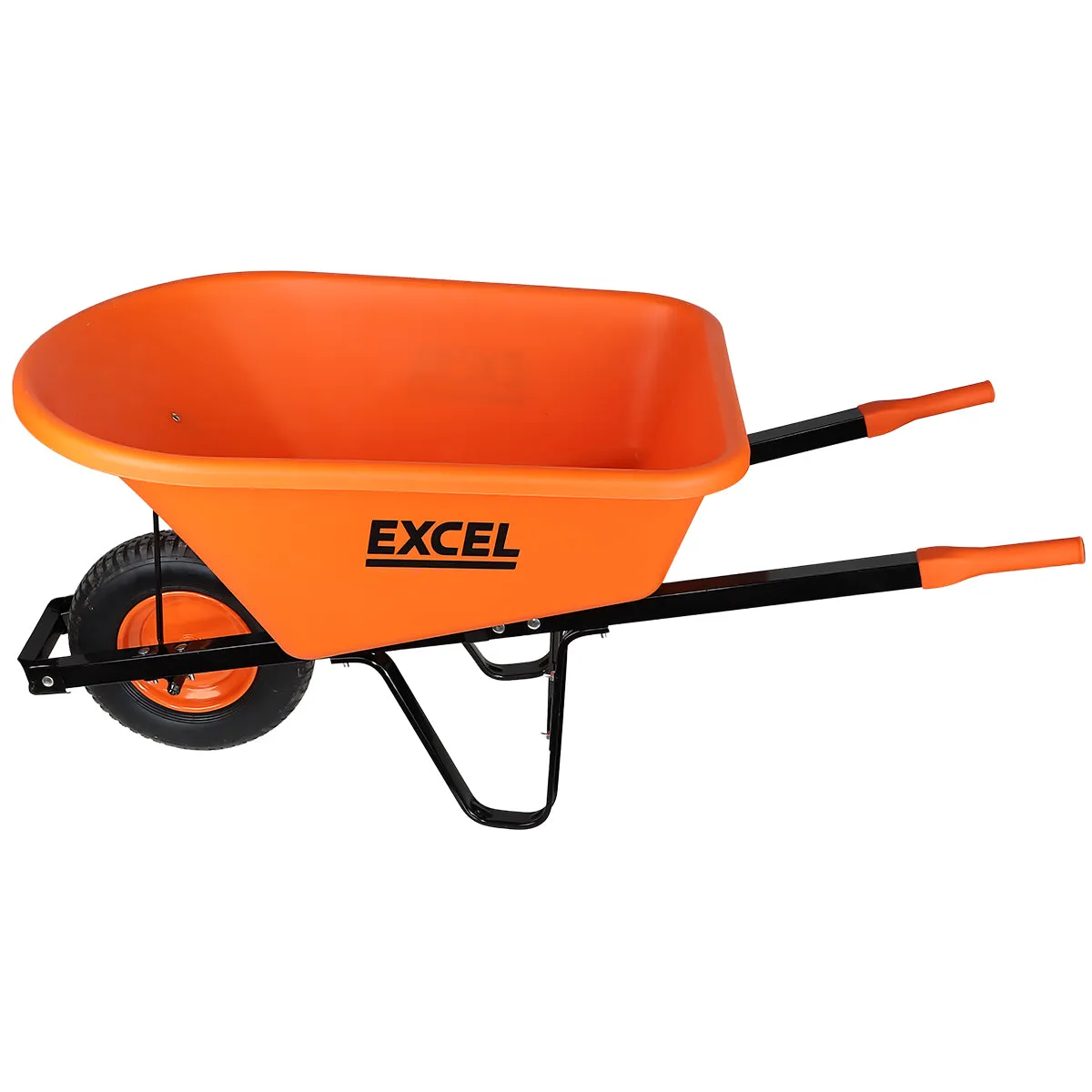 Excel Heavy Duty 120L Wheelbarrow HDPE Plastic Tray