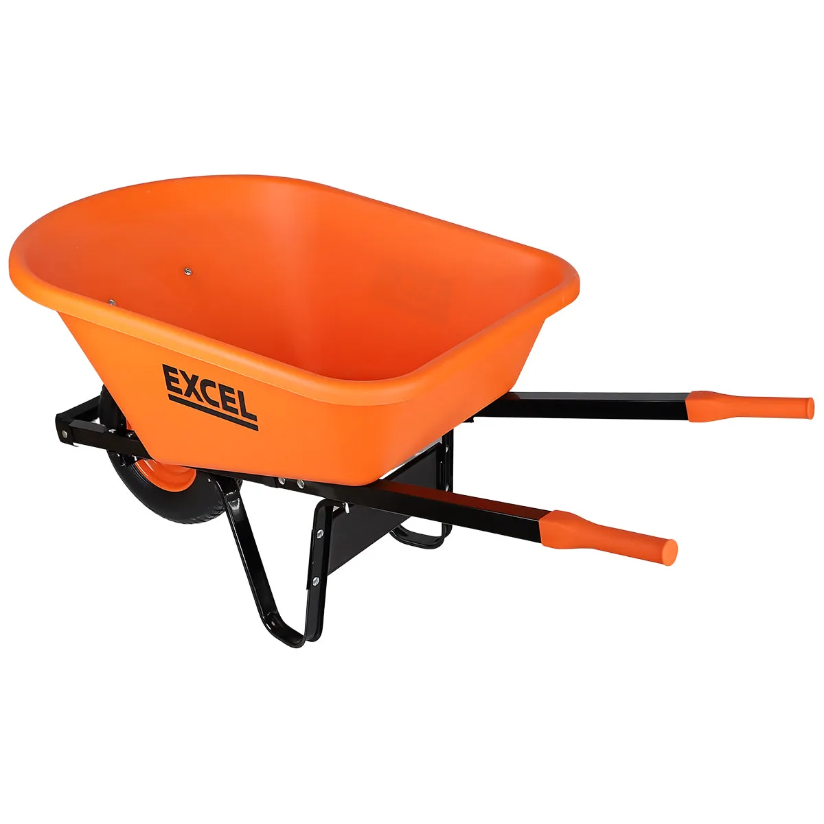 Excel Heavy Duty 120L Wheelbarrow HDPE Plastic Tray