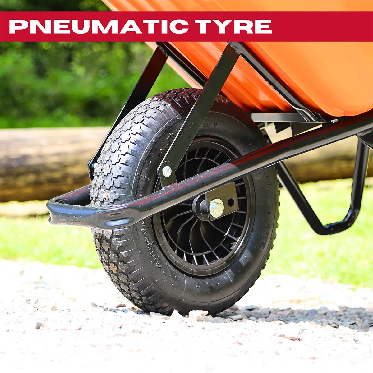 Excel Heavy Duty Puncture Proof Wheelbarrow Wheel for 100L SKU - 30372