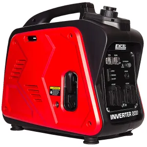 Excel Petrol Inverter Generator 4-Stroke Engine - 2000W Power Output. 99CC for Reliable Outdoor use