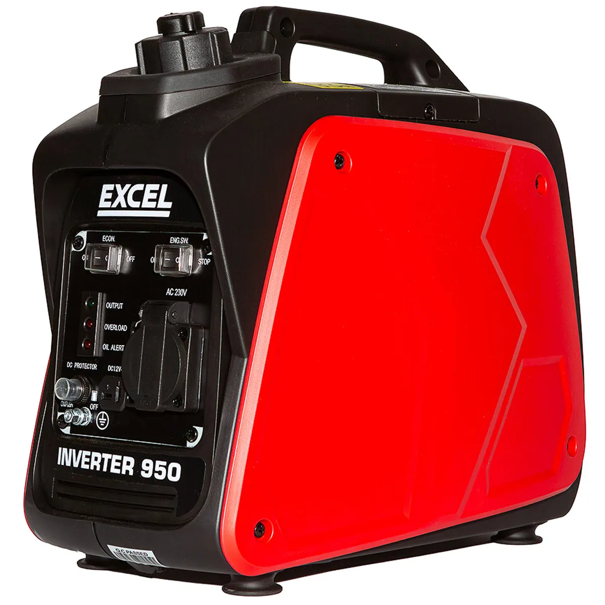 Excel Petrol Inverter Generator 4-Stroke Engine - 800W Power Output. 40CC for Reliable Outdoor use