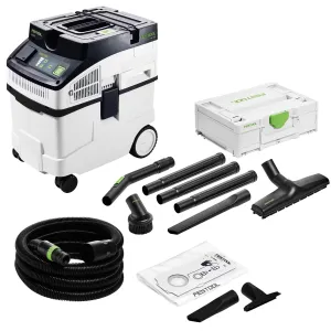 Festool CT 25 E 230V GB Mobile Dust Extractor - 577532 With Compact Cleaning Set 577257