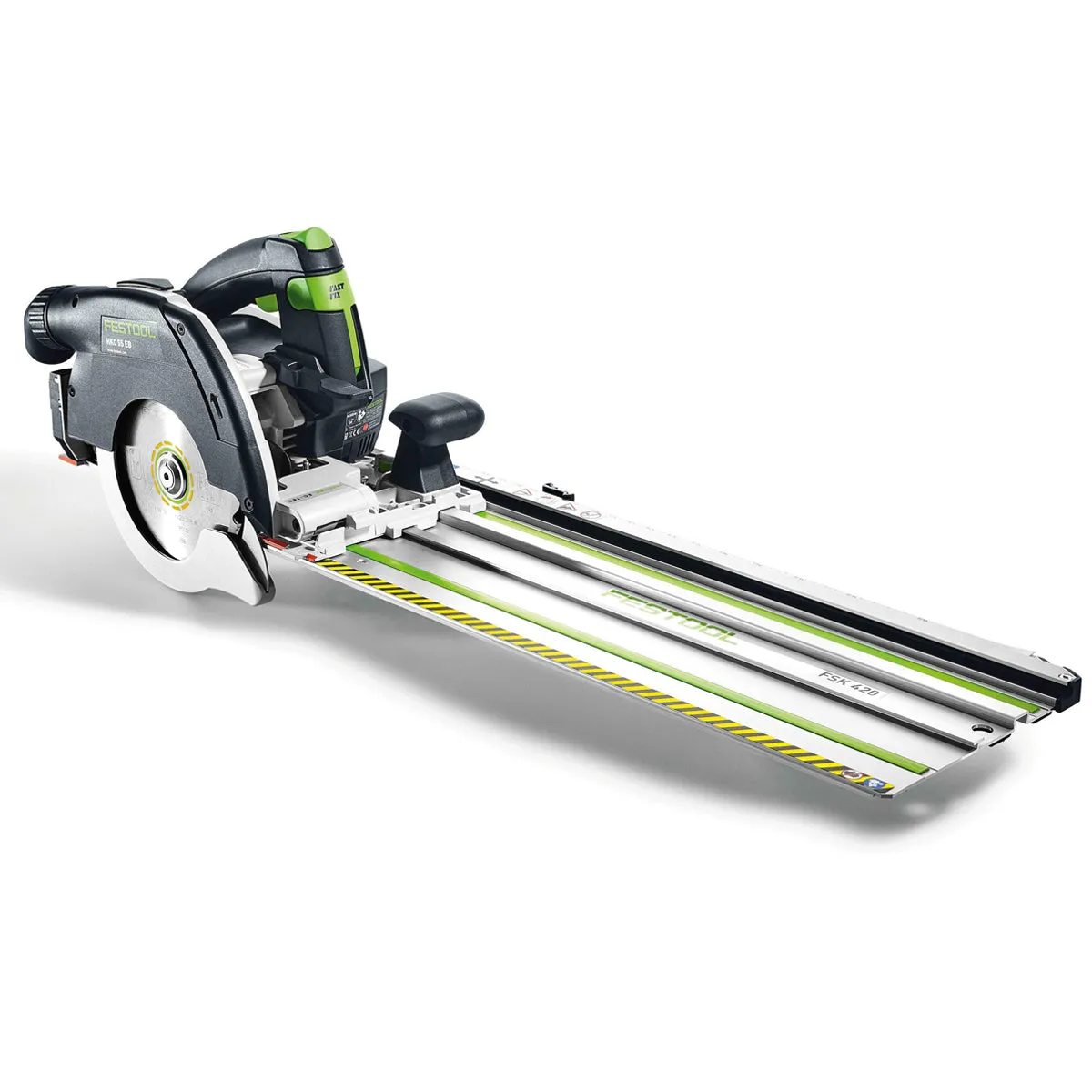 Festool HKC 55 EB-Basic-5.0 18V Brushless 160mm Circular Saw - 577034 With 1 x 5.0Ah Battery. Charger & Case