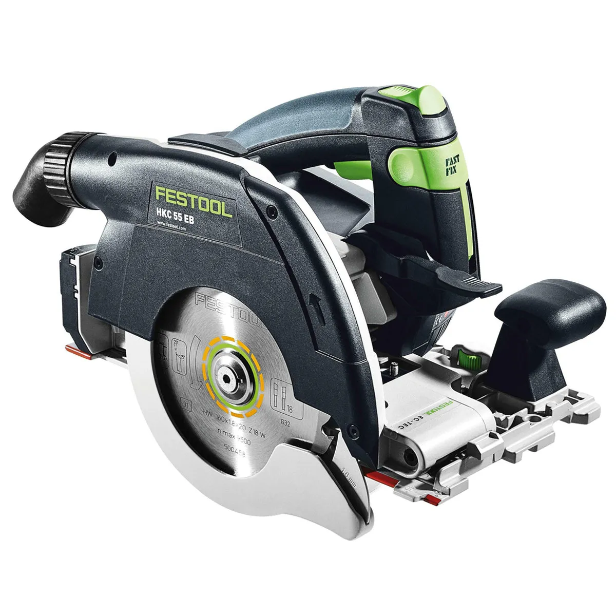 Festool HKC 55 EB-Basic-5.0 18V Brushless 160mm Circular Saw With 1 x 5.0Ah Battery & Case - 577034