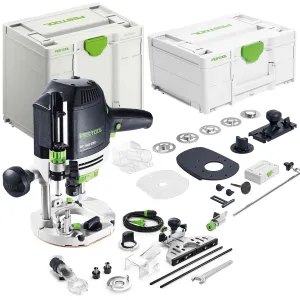 Festool OF 1400 EBQ-Plus 230V GB Router - 576210 With Router Accessories Set 578046