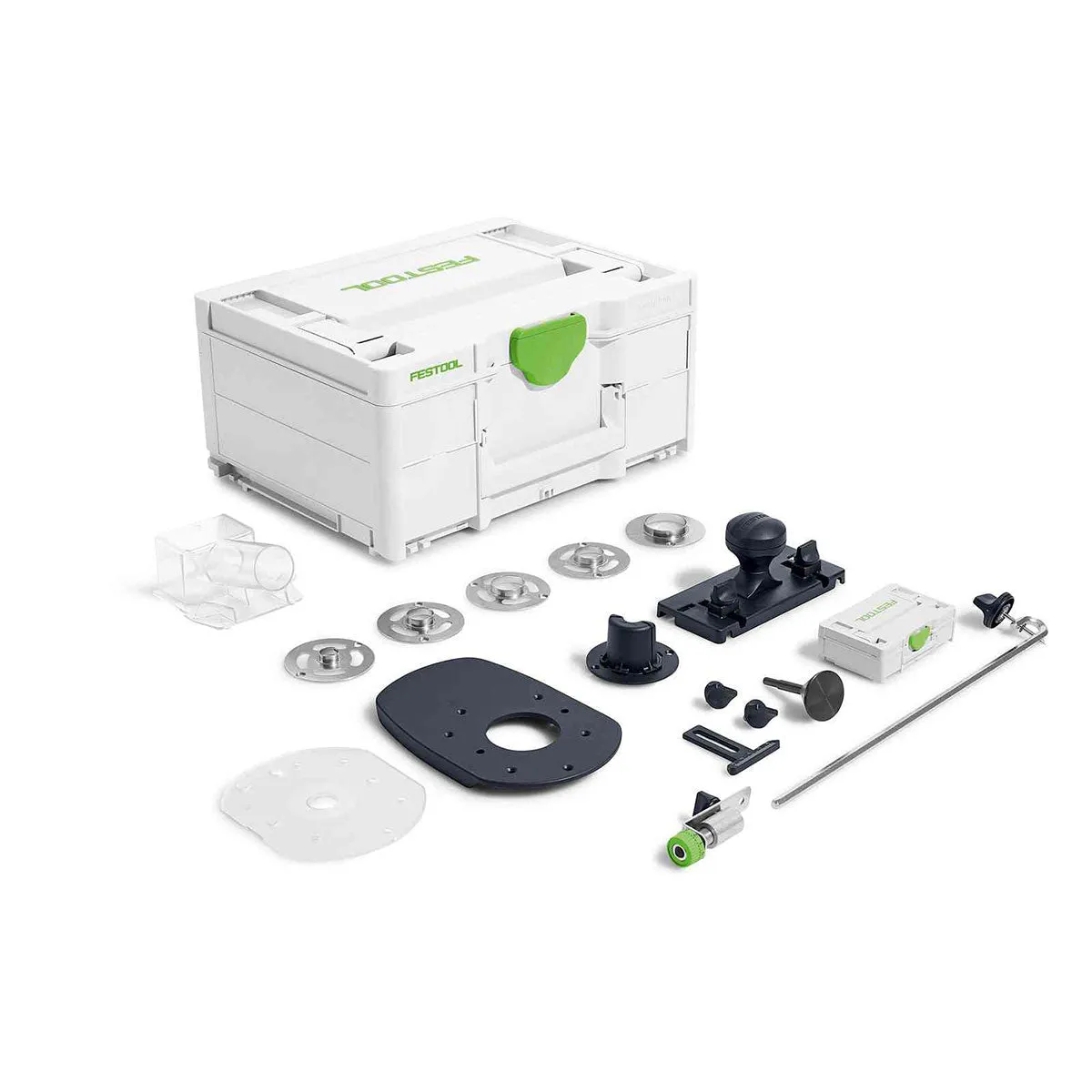 Festool OF 1400 EBQ-Plus 230V GB Router - 576210 With Router Accessories Set 578046