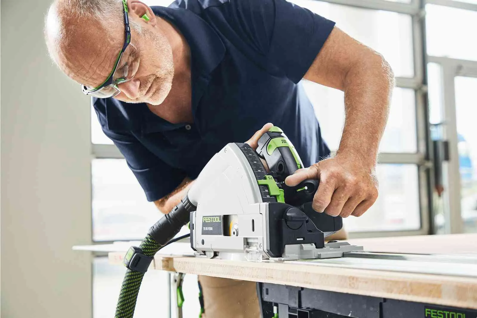 Festool TS 55 FEBQ-Plus 230V GB Circular Plunge-Cut Saw In Systainer SYS3 M 337 - 576706