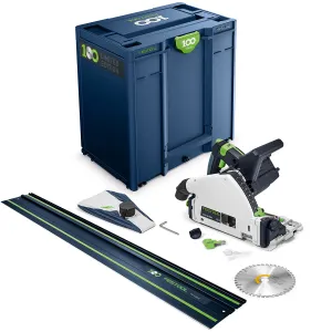 Festool TSC 55 KEB-Basic GB 100 years 36V Brushless 160mm Plunge-Cut Saw - 578227 With FS 1400/2 BL Guide Rail 578246