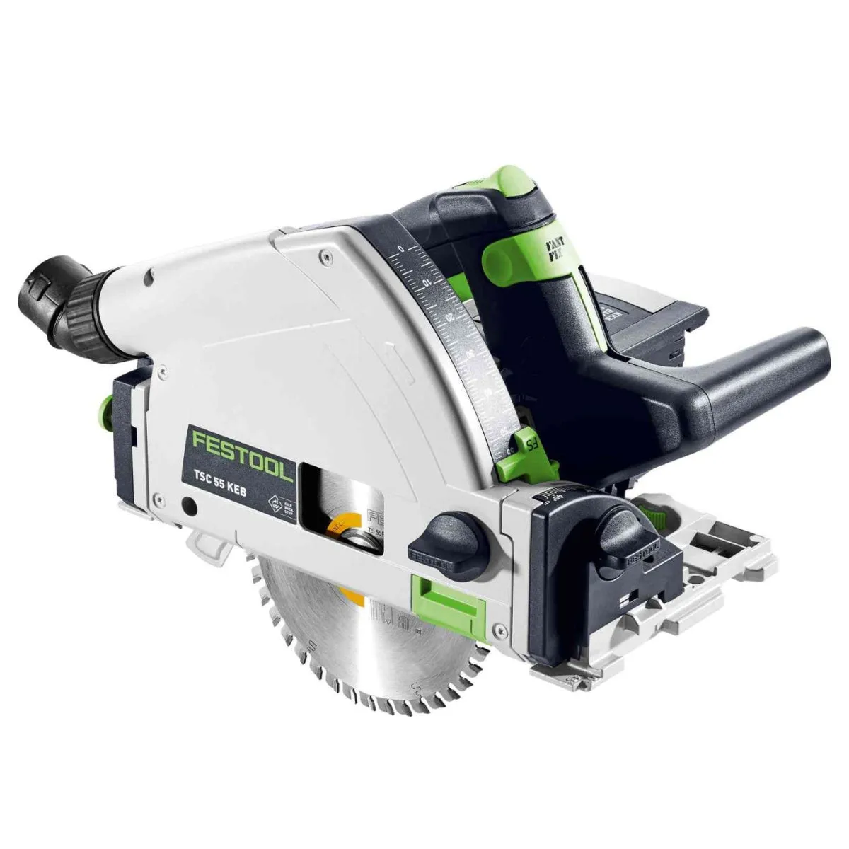 Festool TSC 55 KEB-Basic GB 36V Brushless Plunge-Cut Saw 100Y Limited Edition - 578227 With 2 x Guide Rail. Connector. Clamp & Bag