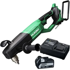 Hikoki D36DYAW4Z 36V MultiVolt Brushless 1/2 Angle Drill with 1 x 5.0Ah Battery & Charger