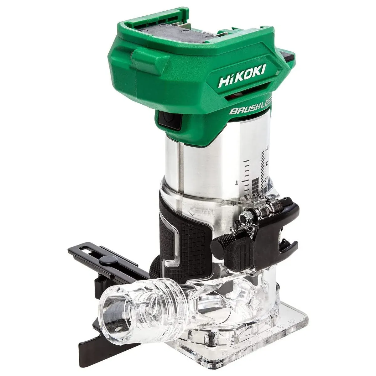 Hikoki M1808DAJ2Z 18V 1/4 Brushless Router Trimmer with 1 x 2.5Ah/5.0Ah Battery & Charger