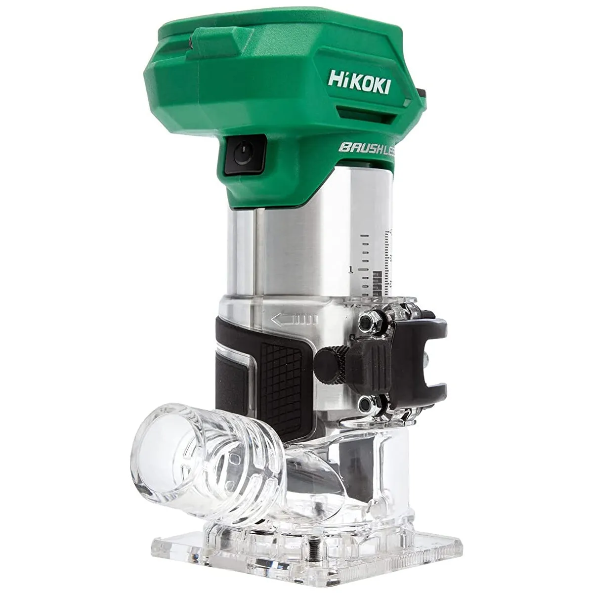 Hikoki M1808DAJ2Z 18V 1/4 Brushless Router Trimmer with 1 x 2.5Ah/5.0Ah Battery & Charger