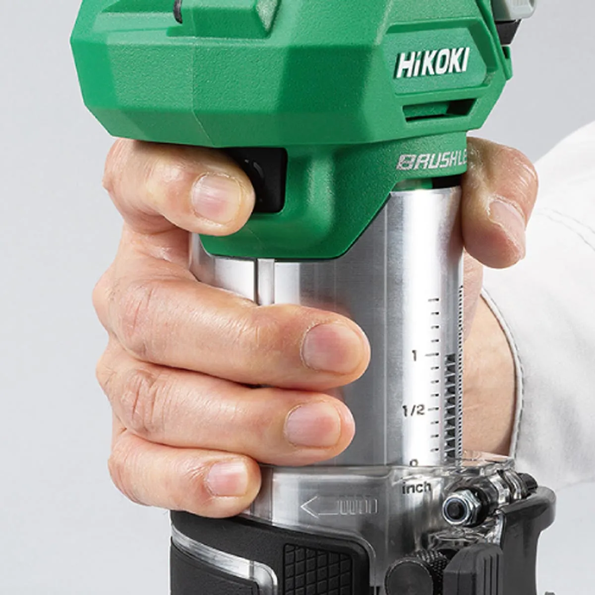 Hikoki M1808DAJPZ 18V Brushless 1/4 Router Trimmer with 1 x 5.0Ah Battery Charger & Case