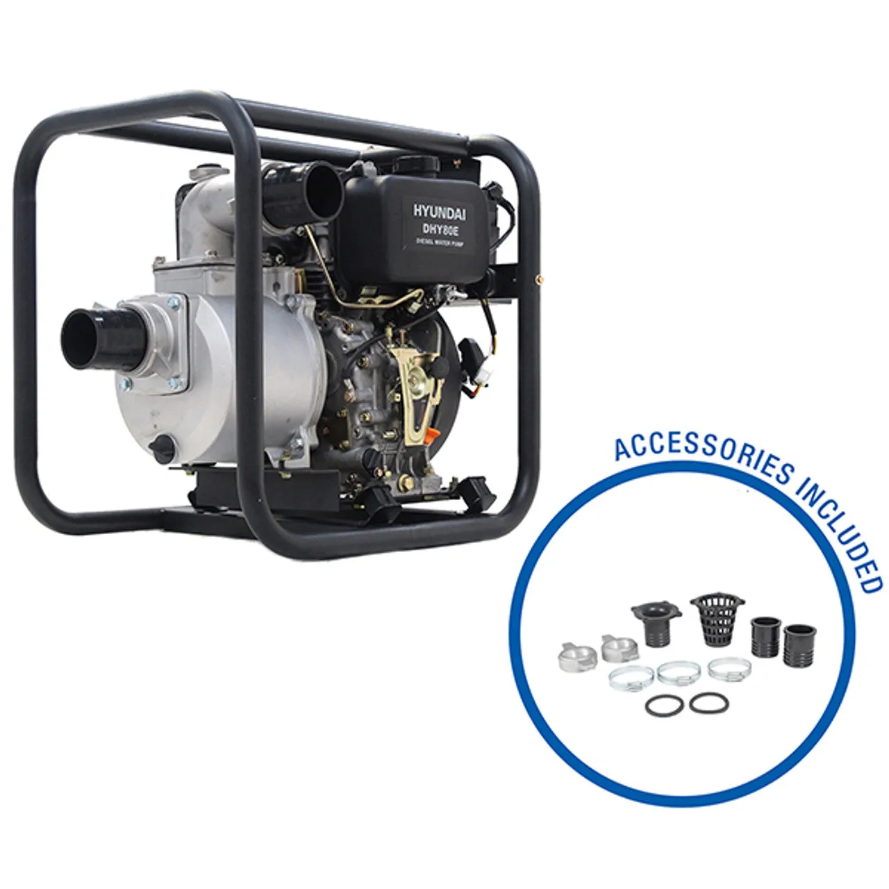 Hyundai DHY80E 80mm Diesel Water Pump 3.6L