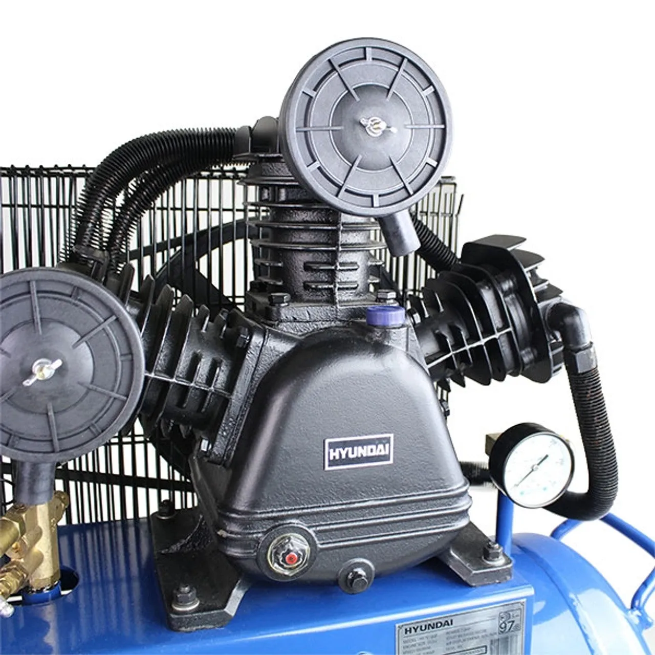 Hyundai HY70100P 90L Petrol Air Compressor
