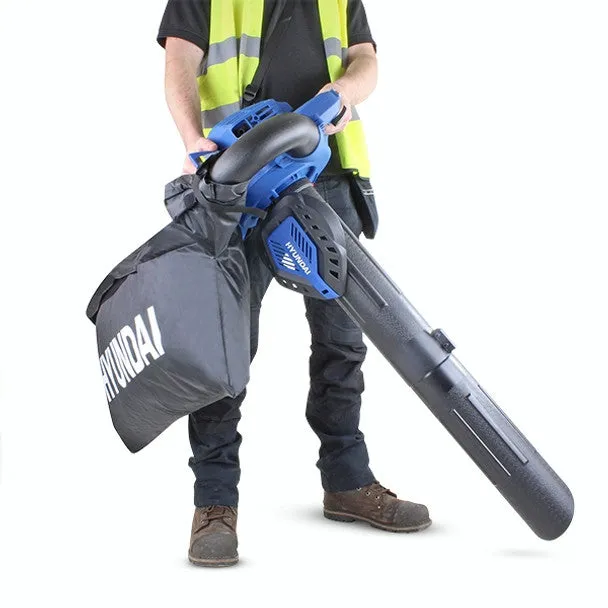 Hyundai HYBV2600X 26cc 3-in-1 Petrol Leaf Blower. Garden Vac & Shredder