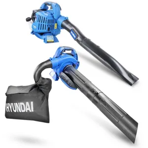 Hyundai HYBV2600X 26cc 3-in-1 Petrol Leaf Blower. Garden Vac & Shredder