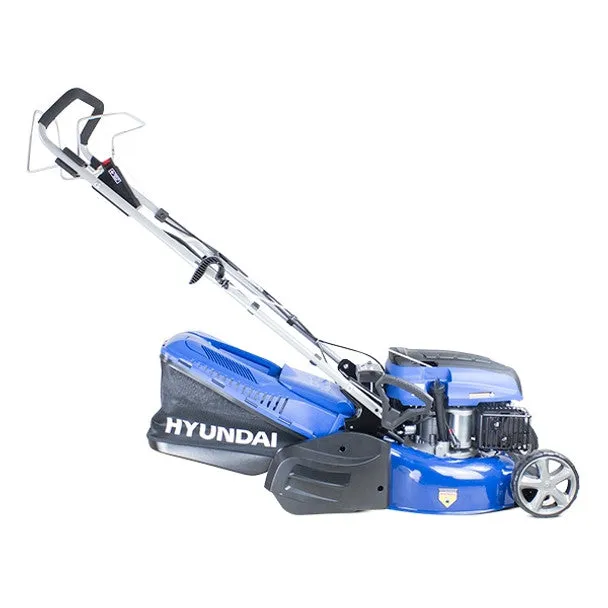 Hyundai HYM430SPER 43cm Electric-Start Self-Propelled Petrol Roller Lawnmower 139cc Engine & 25-75mm Cuts