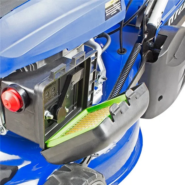 Hyundai HYM430SPR 43cm Self-Propelled Petrol Roller Lawnmower. 25-75mm Cuts & Rear Discharge