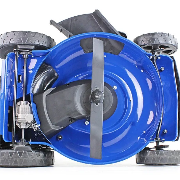 Hyundai HYM510SP 51cm Self-Propelled Petrol Lawnmower. Mulch. Rear & Side Discharge. Hose Connector