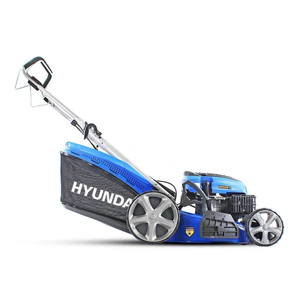 Hyundai HYM510SP 51cm Self-Propelled Petrol Lawnmower. Mulch. Rear & Side Discharge. Hose Connector