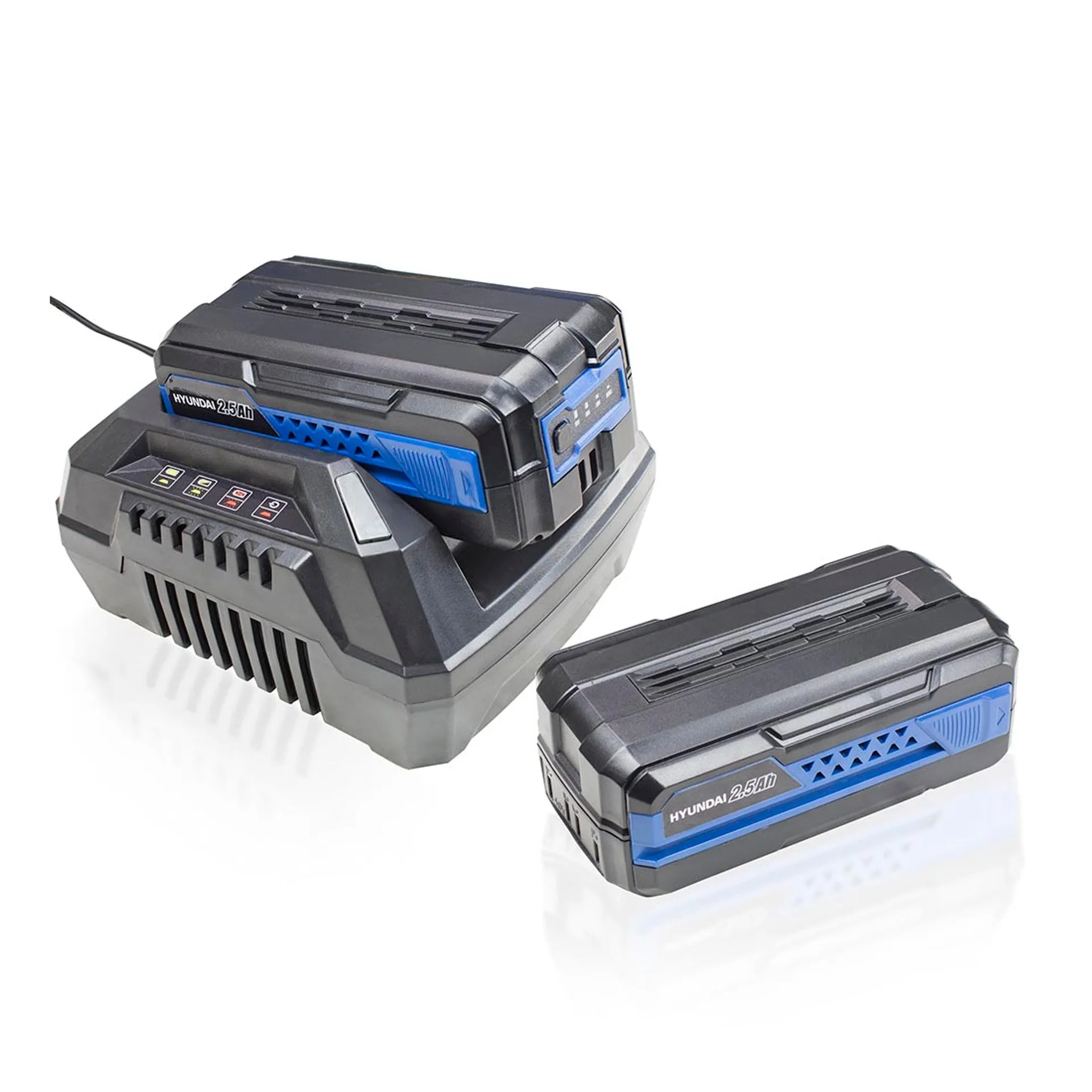 Hyundai HYM80LI460P 80V Cordless Lawn Mower 45cm With 2 x 2.5Ah Li-Ion Battery Powered & Charger