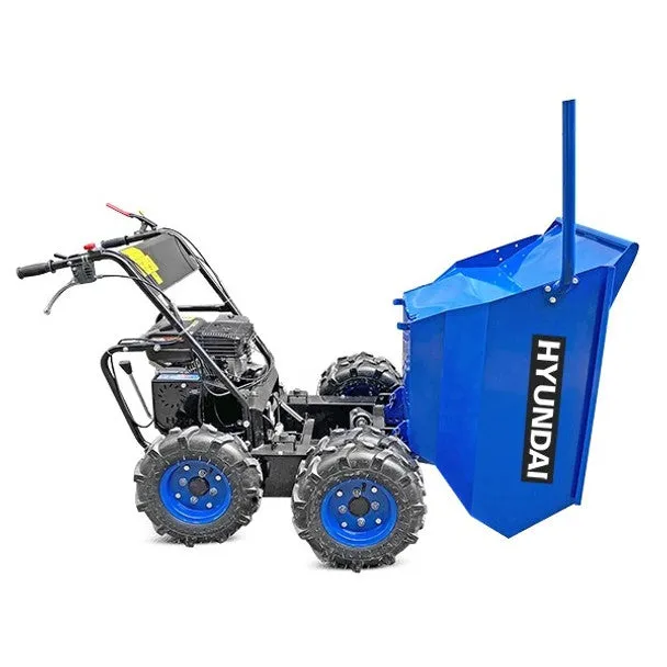 Hyundai HYMD500 4 x 4 Drive Mini Dumper Power Barrow 196cc Engine. 500kg Capacity & Compact & Reliable