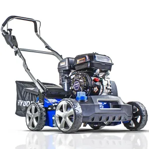 Hyundai HYSC210 40cm Petrol Lawn Scarifier & Aerator 212cc Engine. 4-Stroke Engine for Lawn Care & Maintenance