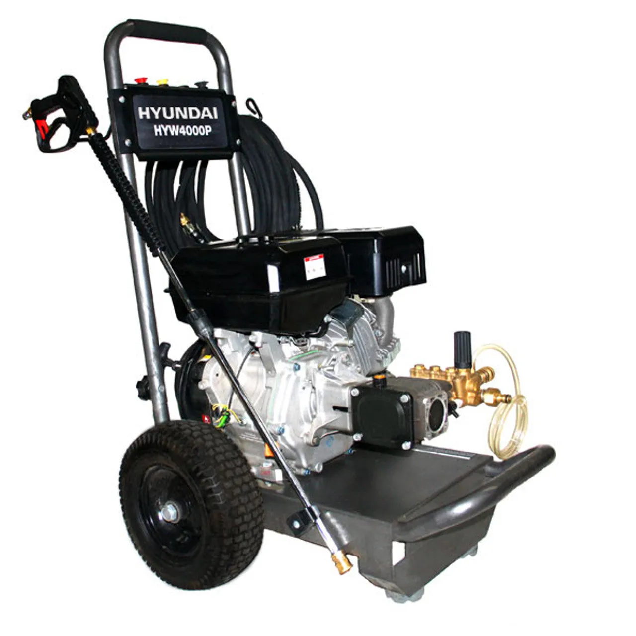 Hyundai HYW4000P Petrol Pressure Washer 420cc Engine. 15L/Min Flow & AR Pump for Powerful Cleaning