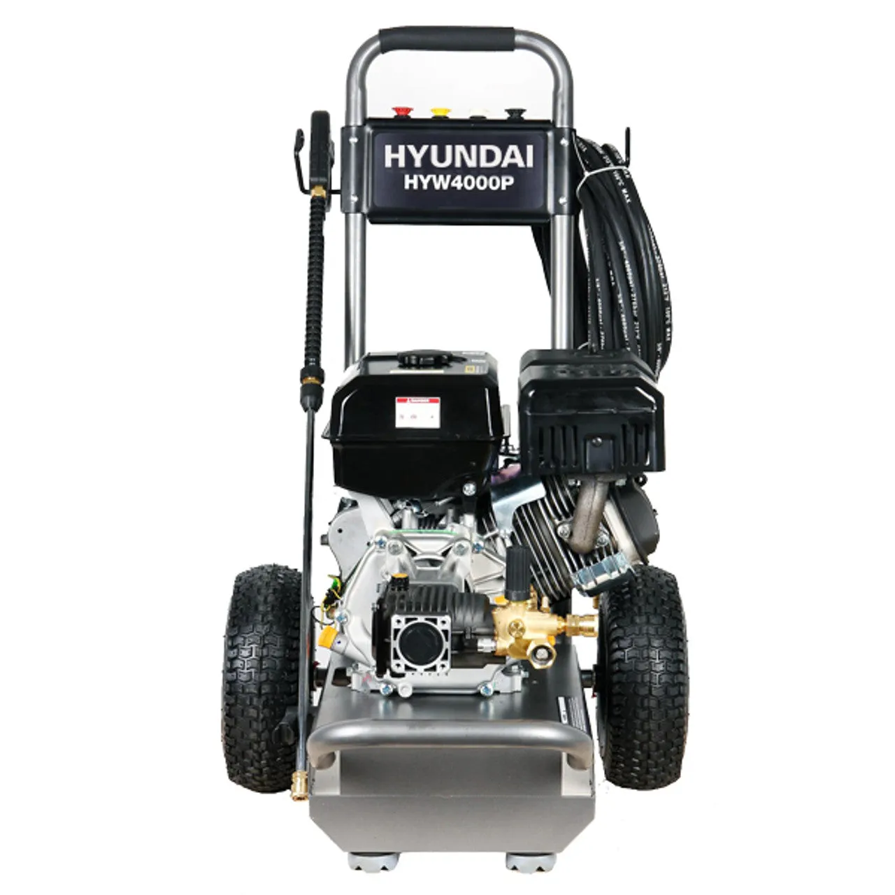 Hyundai HYW4000P Petrol Pressure Washer 420cc Engine. 15L/Min Flow & AR Pump for Powerful Cleaning