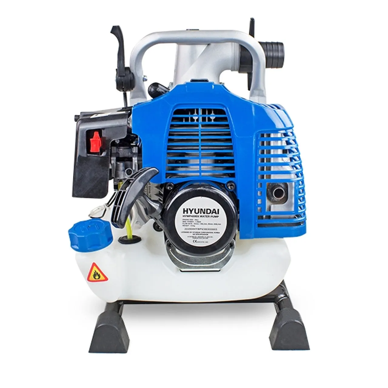 Hyundai HYWP4300X 35mm Petrol Clean Water Pump. Powerful 43cc 2-stroke & 250L/min Flow Rate