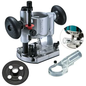 Makita 195563-0 Plunge Router Trimmer Base   Dust Nozzle 194733-8   Guide Bush