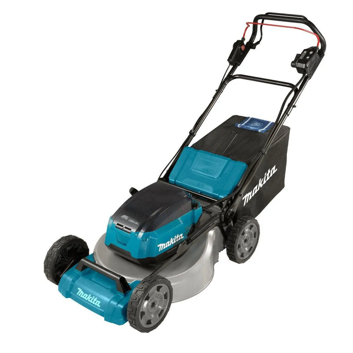 Makita DLM462Z 36V Brushless 460mm Lawn Mower With 2 x 5.0Ah Battery & Charger