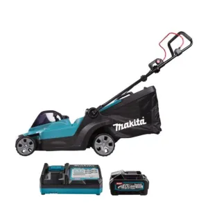 Makita LM004GM103 40Vmax XGT Brushless 430mm (17) Lawn Mower With 1 x 4.0Ah Battery & Charger