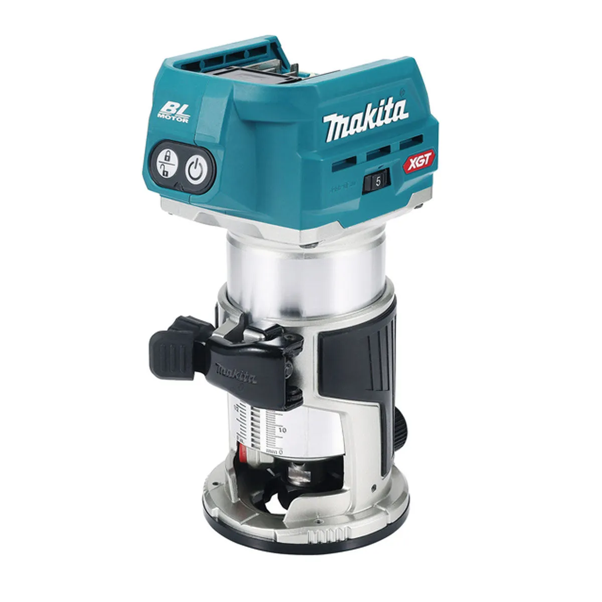Makita RT001GZ01 40Vmax Brushless Router Trimmer With 1 x 2.5Ah Battery. Charger & Bag