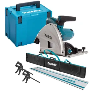 Makita SP6000J2 240V 165mm Plunge Saw with 1 x Rails. Clamp & Bag