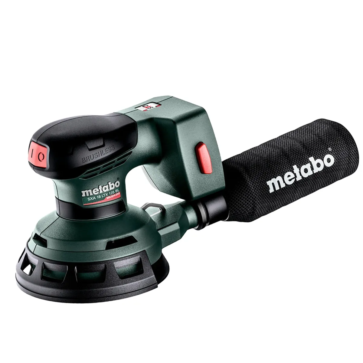 Metabo SXA 18 LTX 125 BL 18V Brushless 125mm Random Orbital Sander with 1 x 4.0Ah Battery Charger & Metabox
