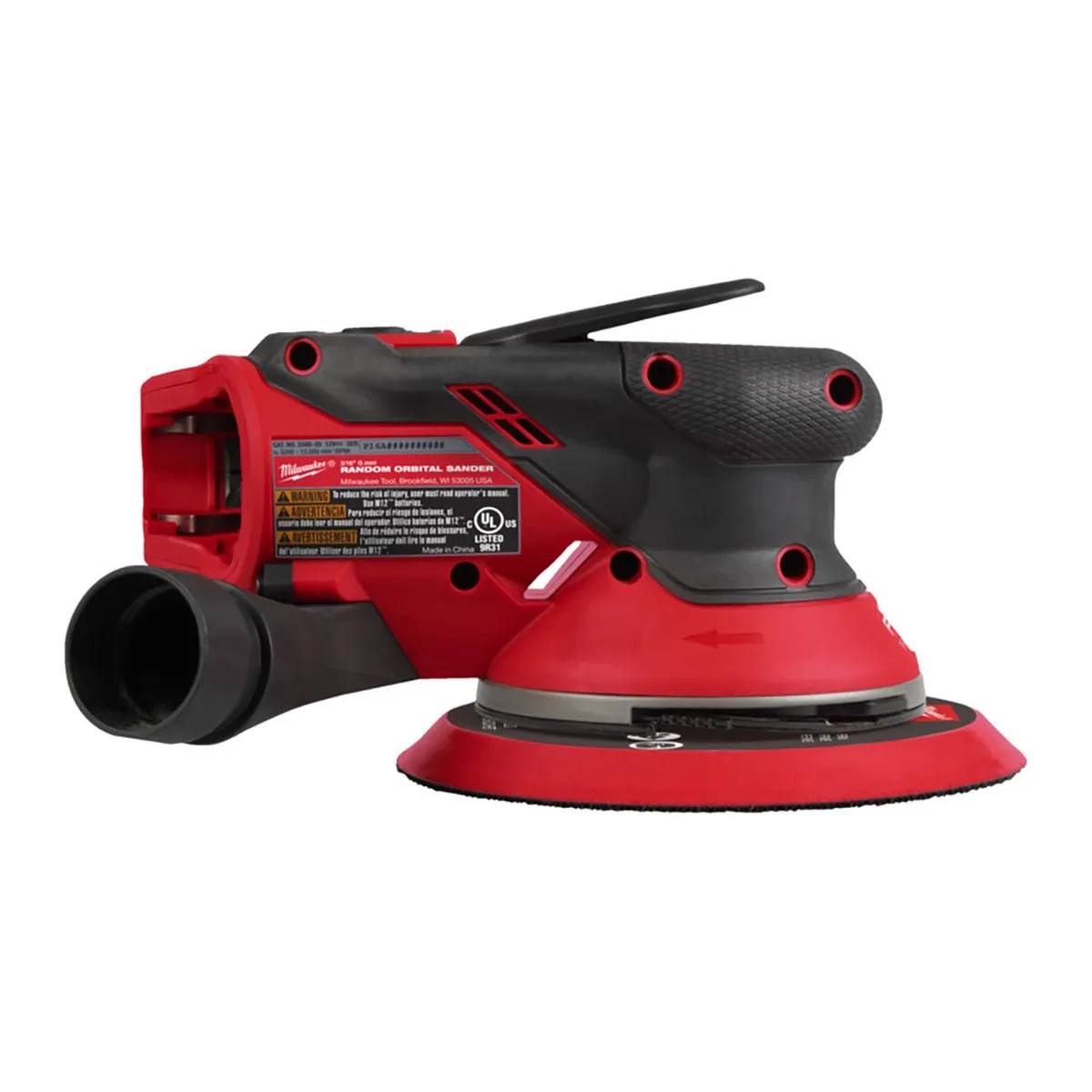 Milwaukee M12FROS5-0 12V FUEL Brushless 150mm Random Orbit Sander with 1 x 2.0Ah Battery & Charger