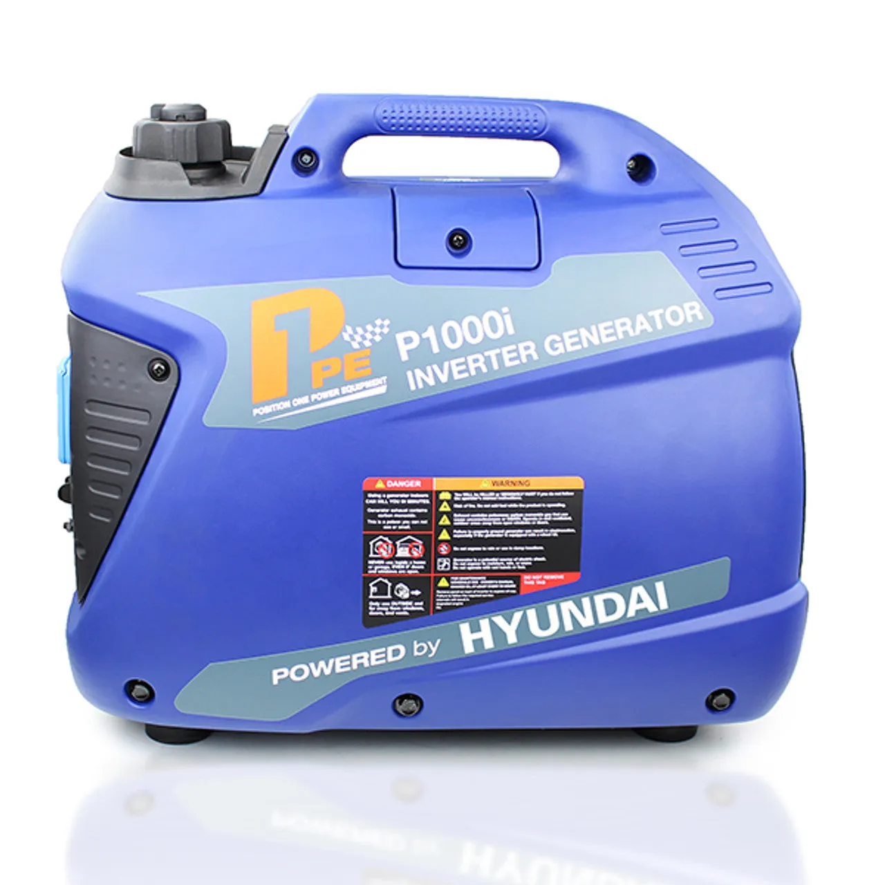 P1 Hyundai Powered P1000i Portable Petrol Inverter Suitcase Generator 1000W