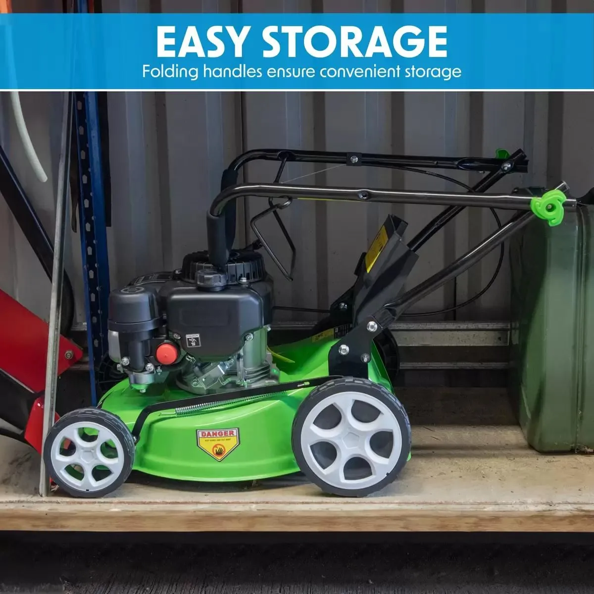 Sealey DG100 Dellonda 4-Stroke Hand-Propelled Petrol Lawnmower 132cc