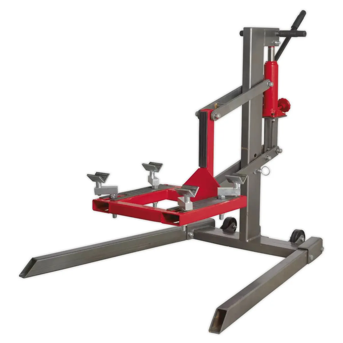 Sealey MCL500 Single Post Hydraulic Motorcycle Lift 450kg Capacity