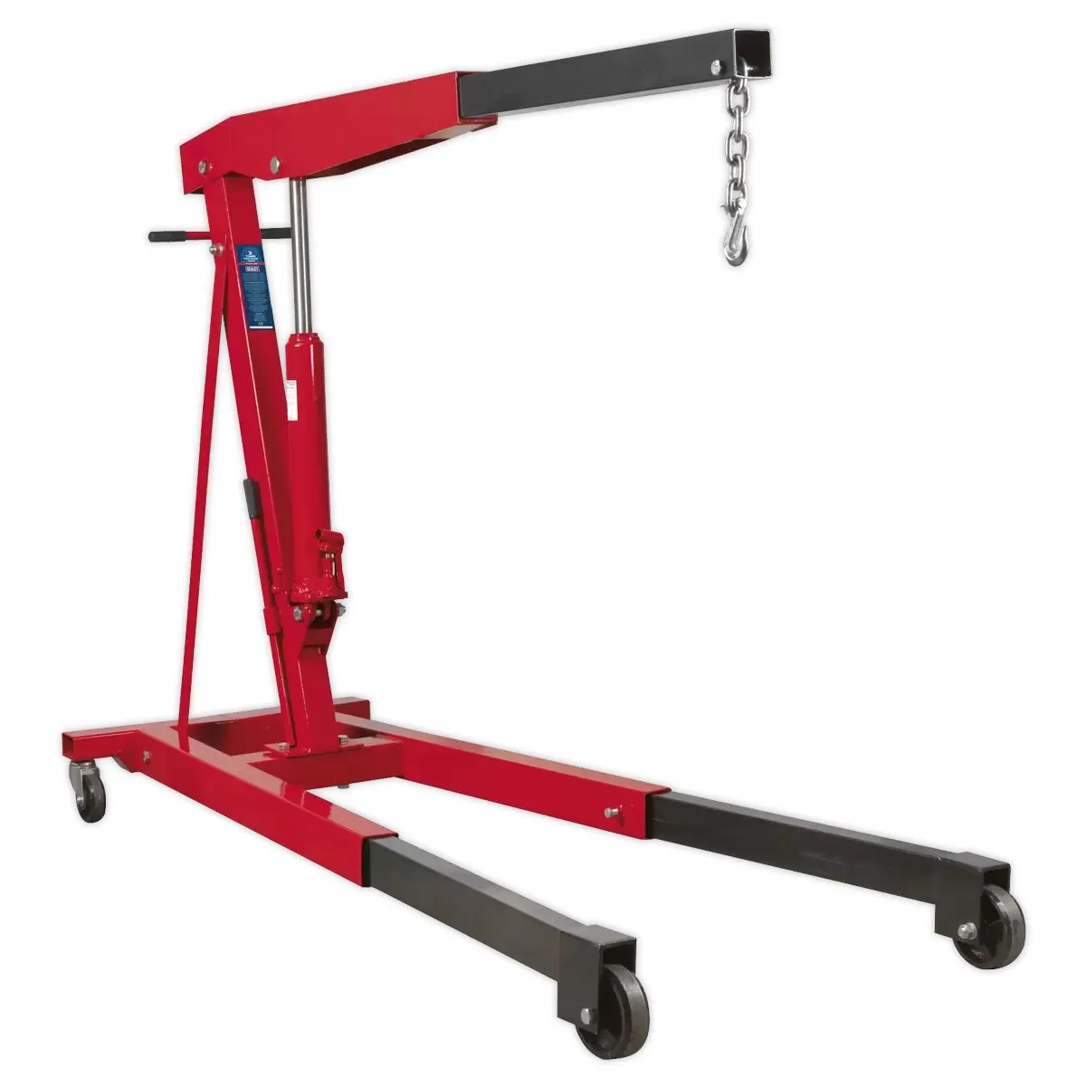 Sealey PH30 3tonne Fixed Frame Engine Crane with Extendable Legs